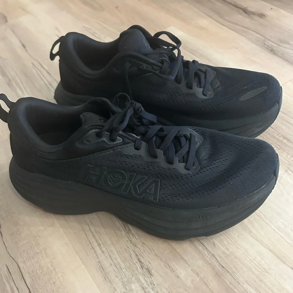 Hoka One One Black Performance Sneakers - Picture 3 of 12